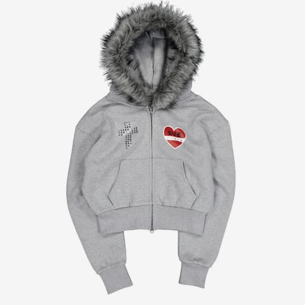 셋업이엑스이 setupexe 퍼트리밍 후드집업 그레이