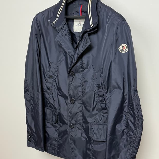 (정품)몽클레어 네이비 나일론 블레이져 자켓 2size