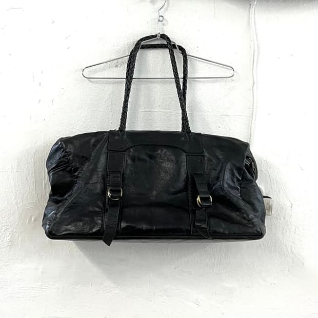 JAS MB 레더 트래블백