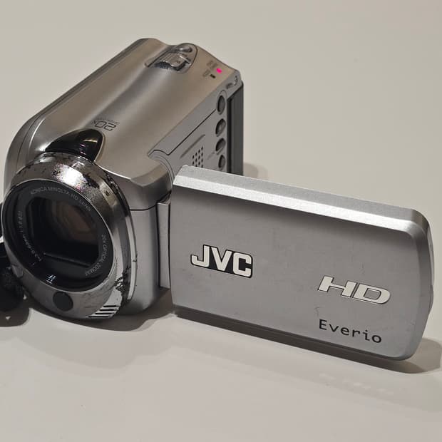 빈티지 디카 캠코더 JVC GZ-HD500-S 본체만/작례 있음