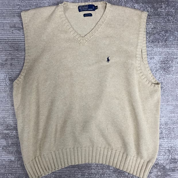 90s Polo RL 니트조끼