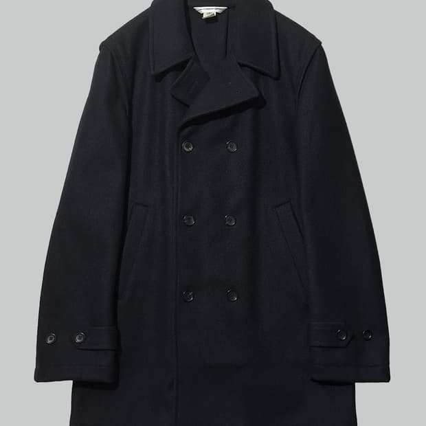 꼼데가르송 셔츠 피코트 네이비