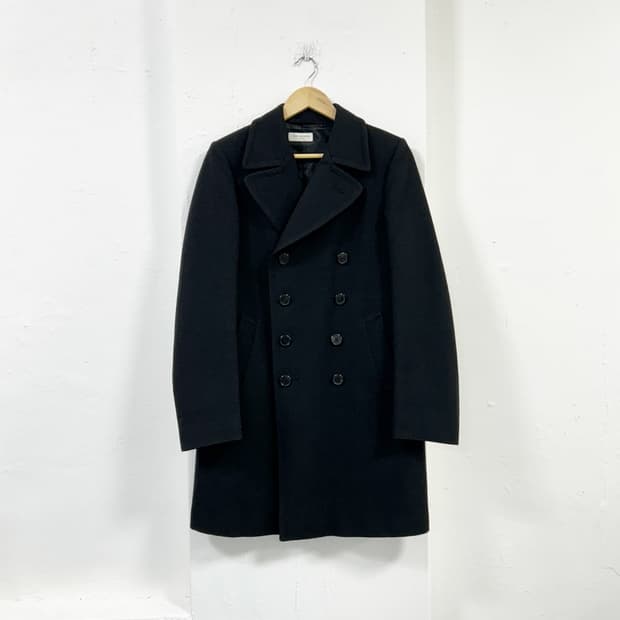 드리스 반 노튼 브레스티드 더블 코트 