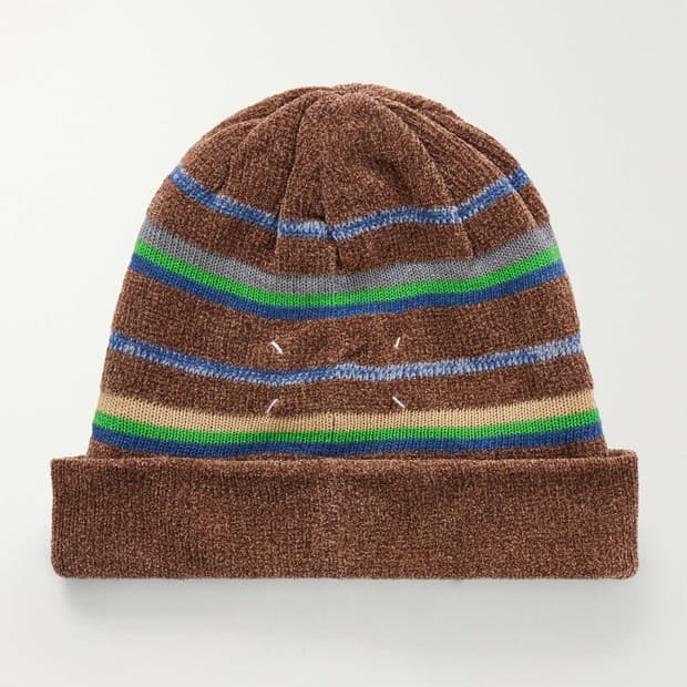 [S,M,L]메종마르지엘라 26fw 스트라이프 스티치 비니