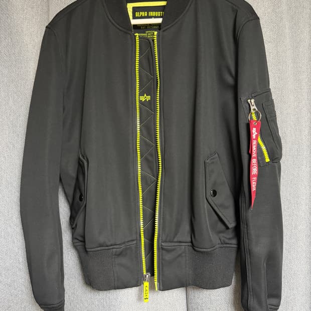 알파인더스트리 ma-1 항공점퍼 블랙 S