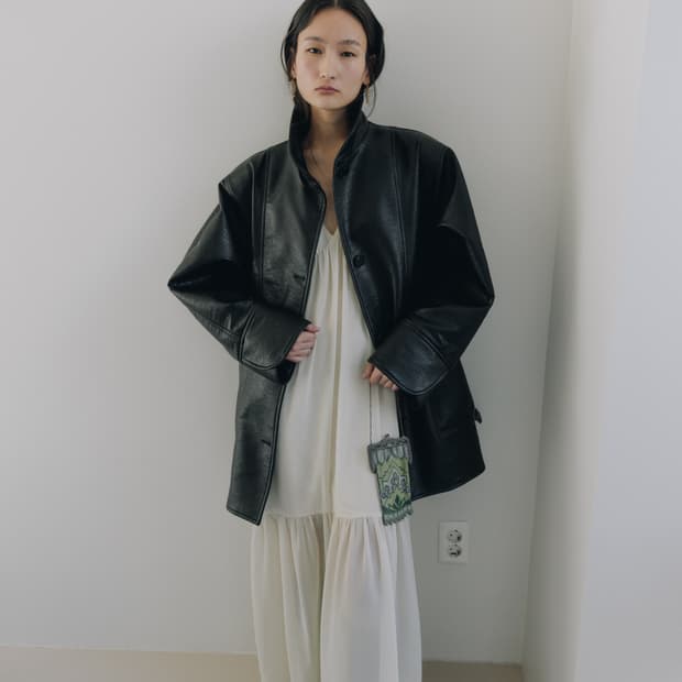 구해요) 파르벵 레더 하프 자켓 farven leather jacket