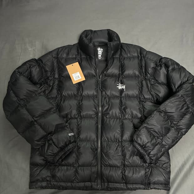 [M] 25fw 스투시 미드웨이트 퍼퍼 블랙