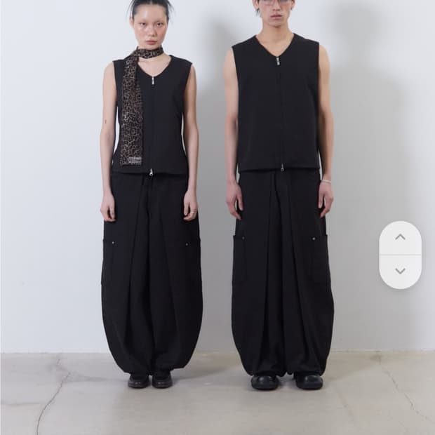 떼마 여성 베스트자켓 바지 셋업