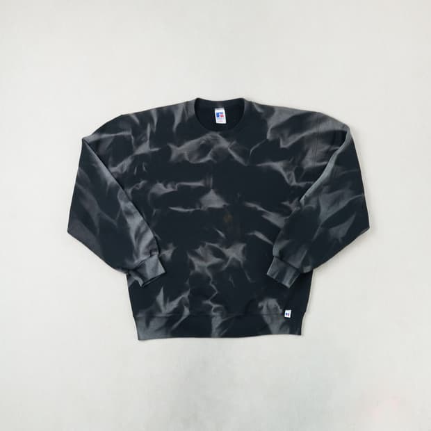 (L) 러셀 썬페이딩 플레인 스웻셔츠