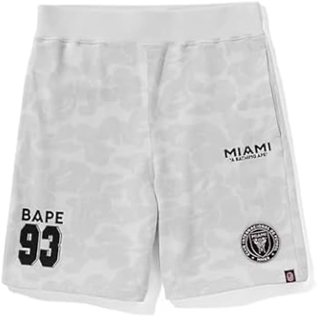 베이프 마이애미x베이프 흰색 숏팬츠 새상품