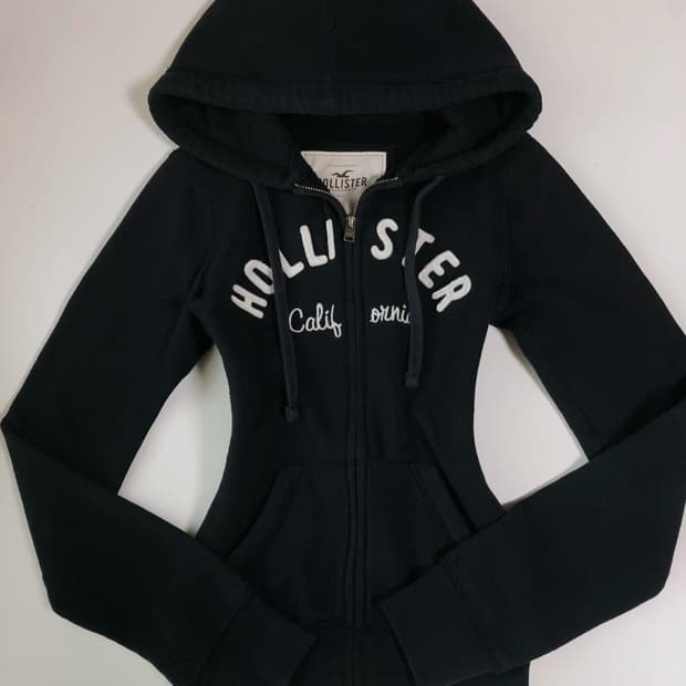 유일매물 대대장 홀리스터 딱붙핏 후드집업 s