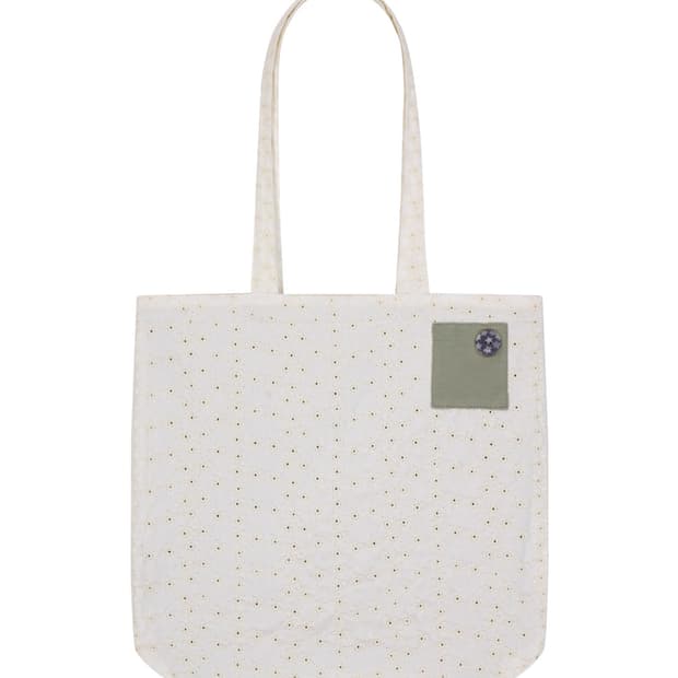 코이세이오 038 STAR REVERSIBLE BAG WHITE