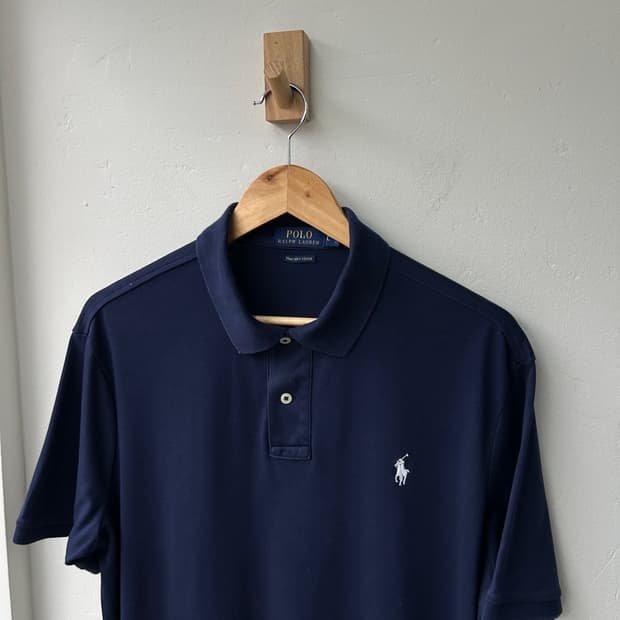 16754 - 폴로 랄프로렌 네이비 반팔 카라티