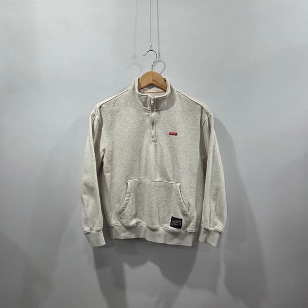 아이스비스킷 키즈 풀오버 하프집업 맨투맨 155