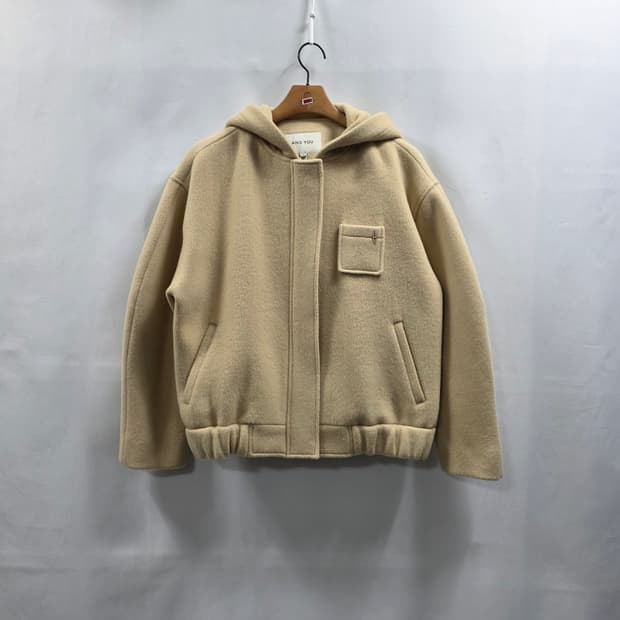 1753 [앤드유] and you 후드 포켓 집업 코트