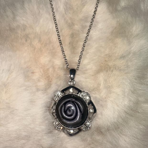 오리엔탈 고스펑크 장미 목걸이