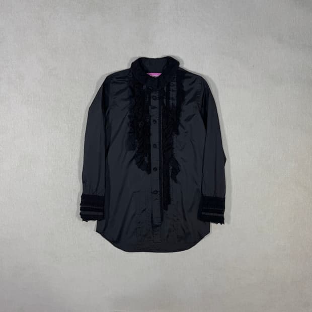 Ruffle Long Sleeve Shirt
