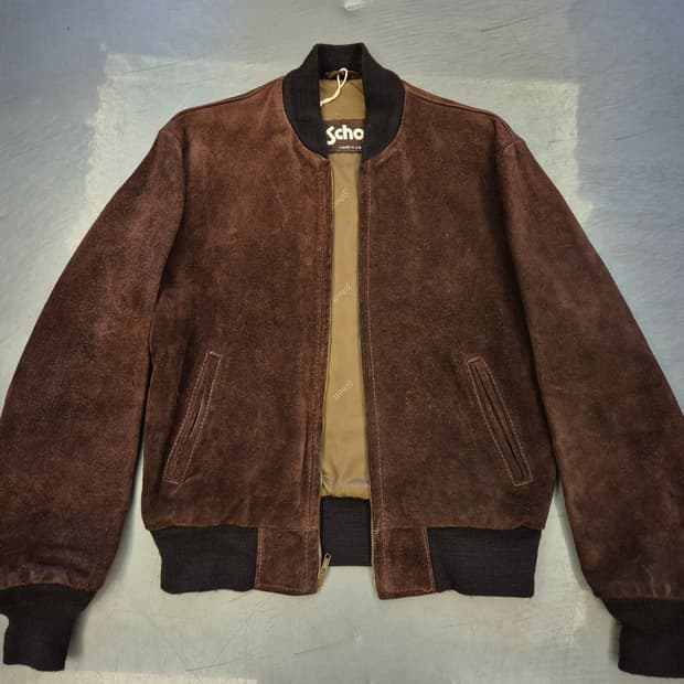 90s SCHOTT 스웨이드 레더 자켓