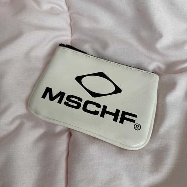 미스치프 롬버스 카드지갑 화이트