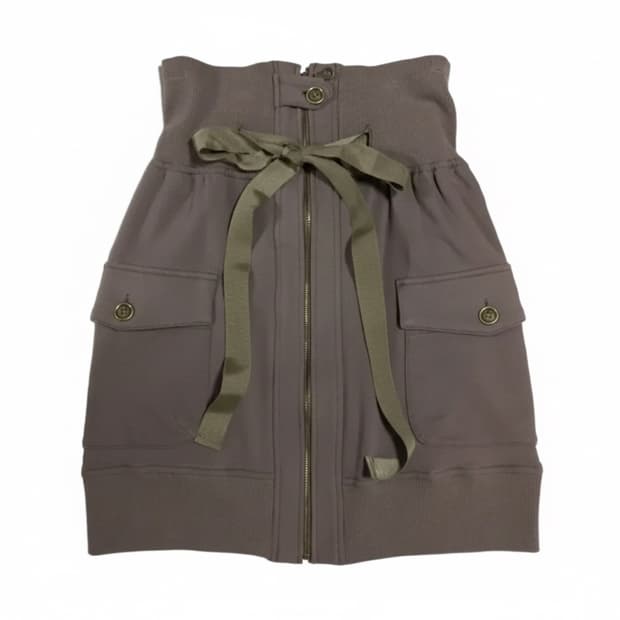 Y2k 모리 갸루 니혼진 미디스커트