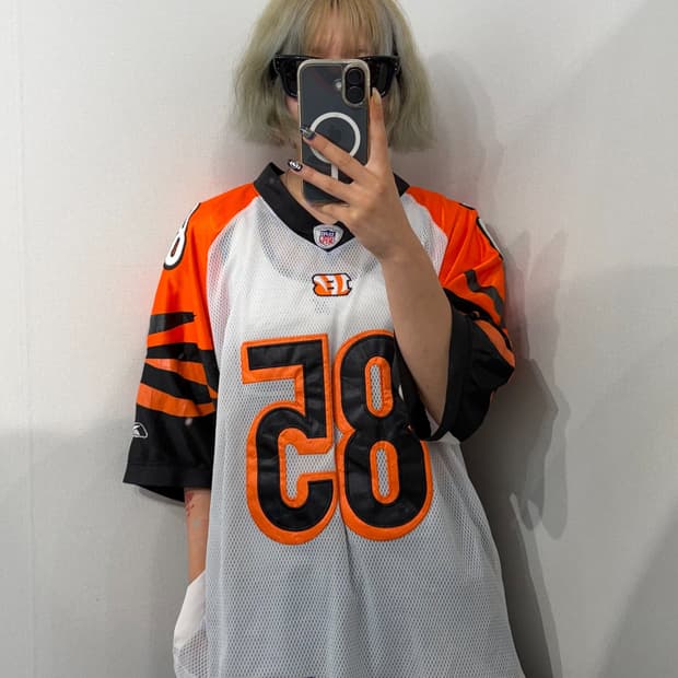 52 리복 NFL 신시내티 벵골스 채드 존슨 유니폼