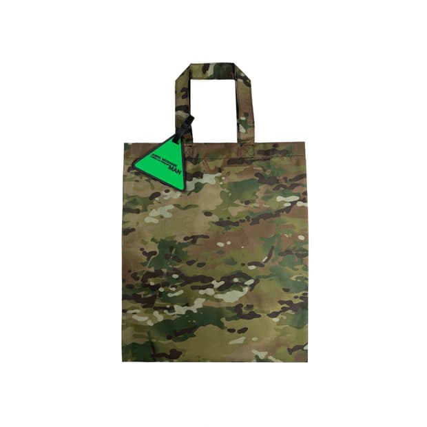 packable camouflage tote bag