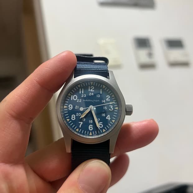 해밀턴 메카니컬 청판 38mm