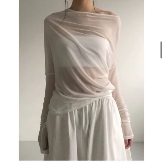 아델리오 ray see-through tee