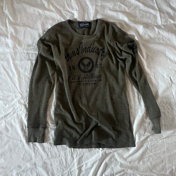 Vintage air force khaki long sleeve