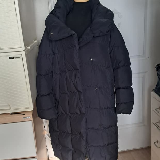 시스템  구스 패딩 롱패딩 55~66