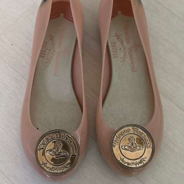   비비안웨스트우드 젤리슈즈 235 정품 