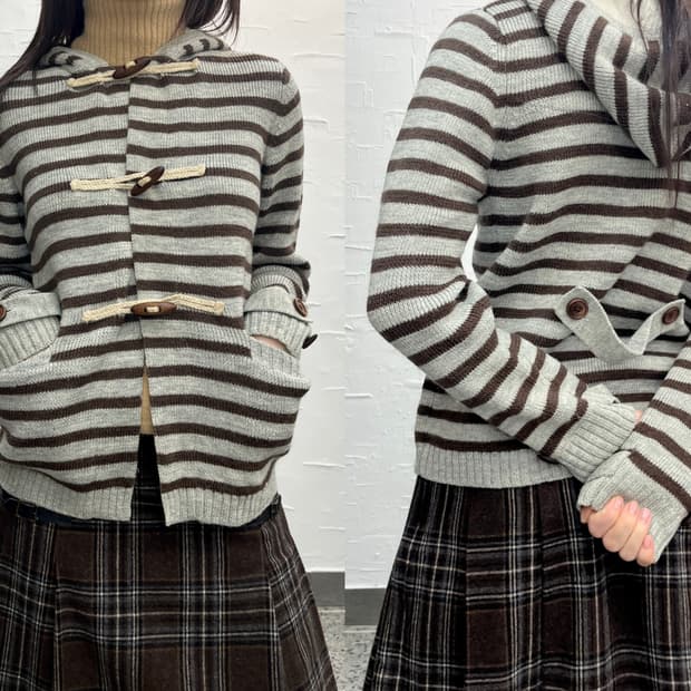 toggle button cardigan