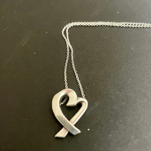 티파니앤코 러빙 하트 목걸이 🩶🤍🩵