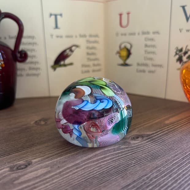 빈티지 무라노 문진 페이퍼웨이트