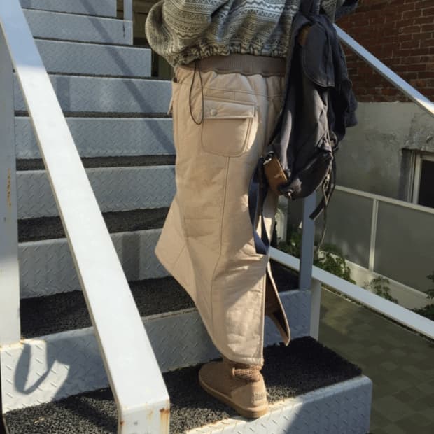 [새상품] 모래하우스 먼스 패딩 스커트 / 판매가 63,000