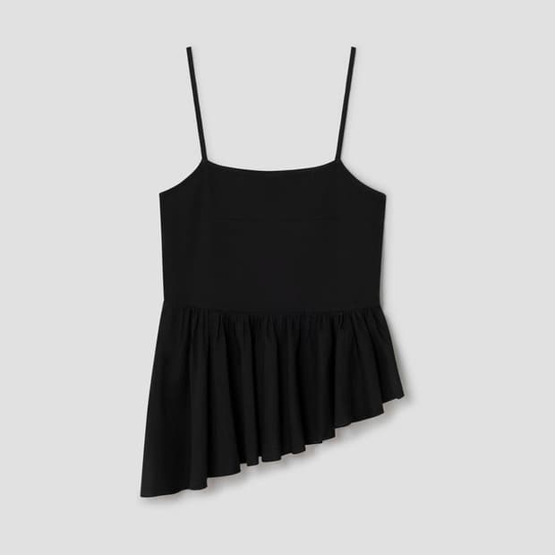 [S]기마구아스 Joan 프릴 탑/블랙