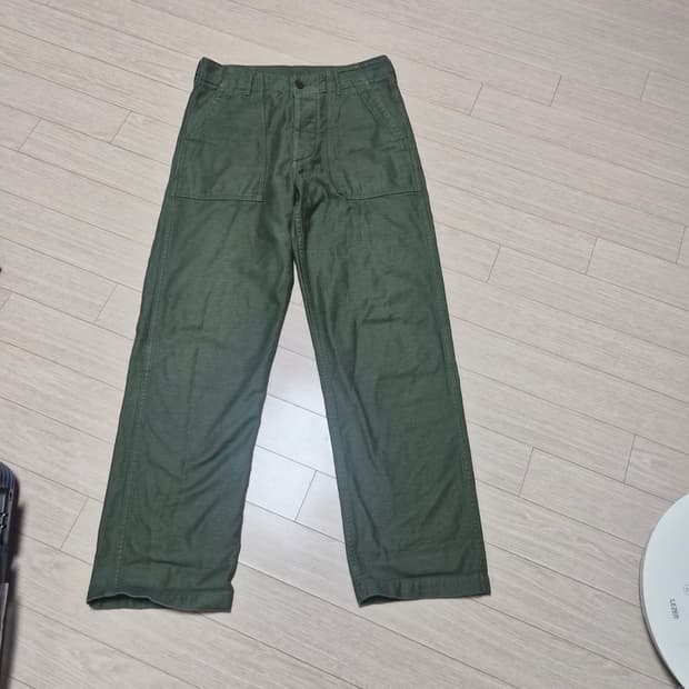 Orslow 퍼티크 팬츠 백사틴 