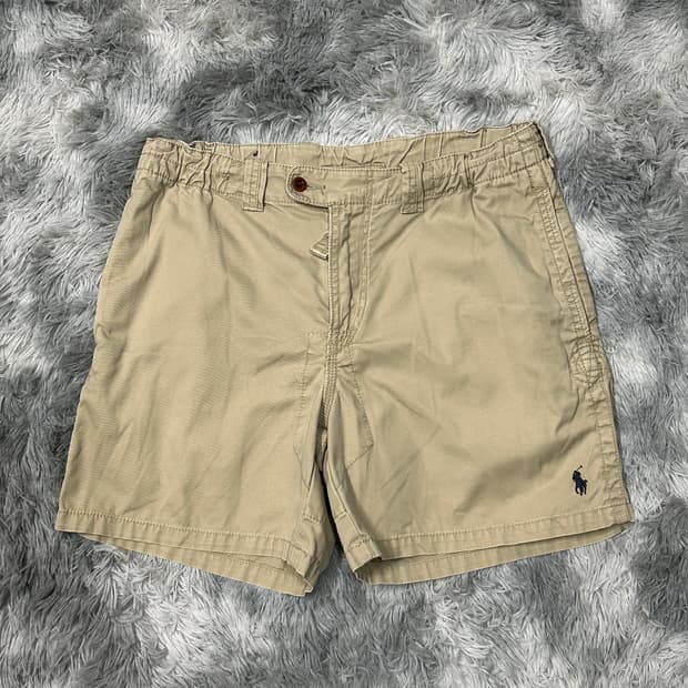 폴로랄프로렌 베이지 면 반바지 m