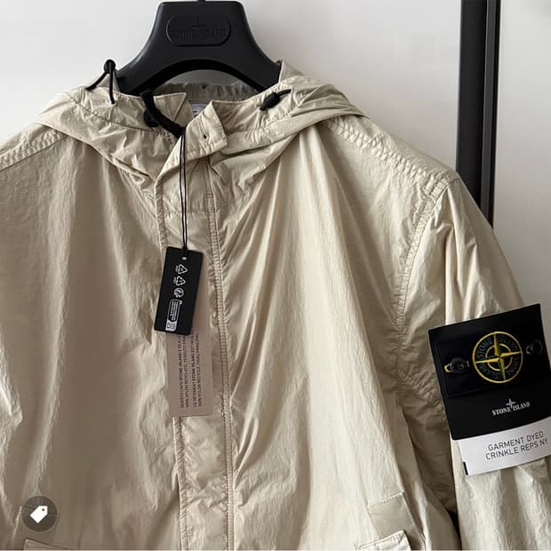 스톤 아일랜드 4100092 크링클랩스 R-NY 윈드 레지스턴트 안티 드