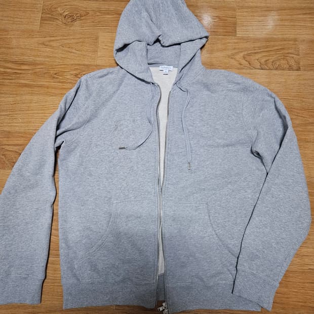 sunspel 선스펠 스웻후드자켓 