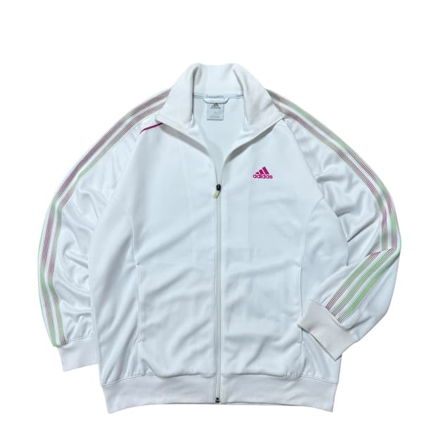 아디다스 화이트 트랙탑 져지