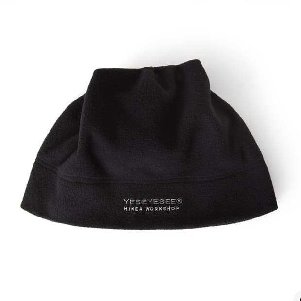 예스아이씨 하이커워크샵 플리스 비니 블랙