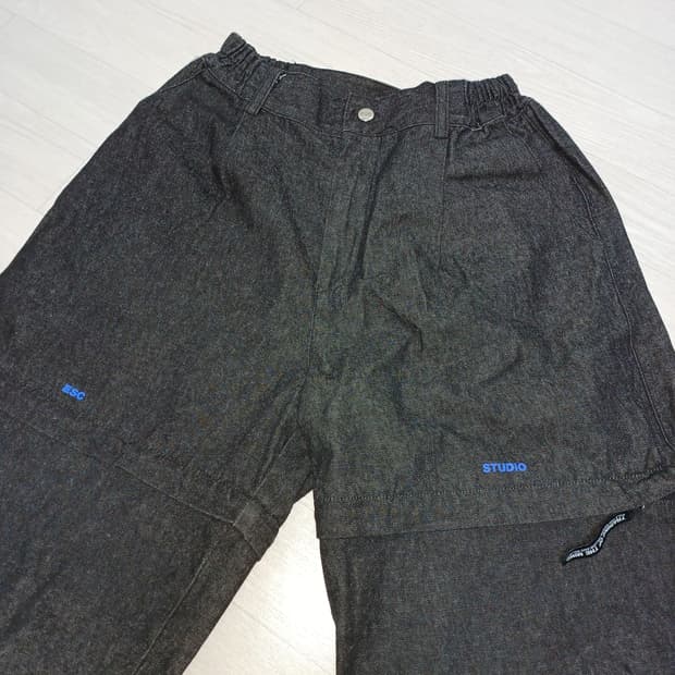 이에스씨스튜디오 지퍼 데님 팬츠 청바지