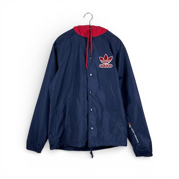 (95) 아디다스 나일론 트레포일 후드 코치자켓