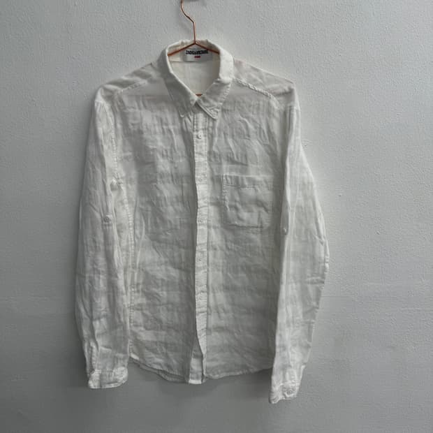 쟈딕앤볼테르 화이트 긴팔 셔츠 (S)