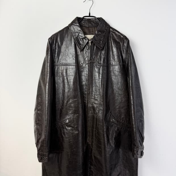 90s PATRIZIA PEPE 레더 카코트