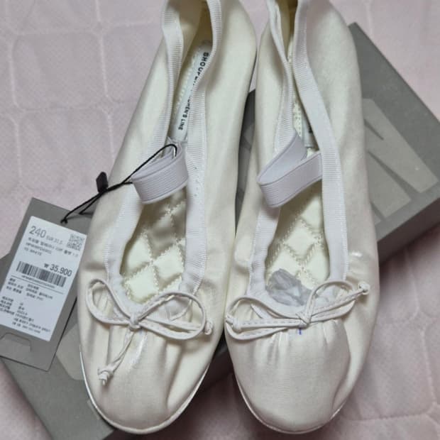 슈펜 트윙클 메리제인 플랫 화이트 240