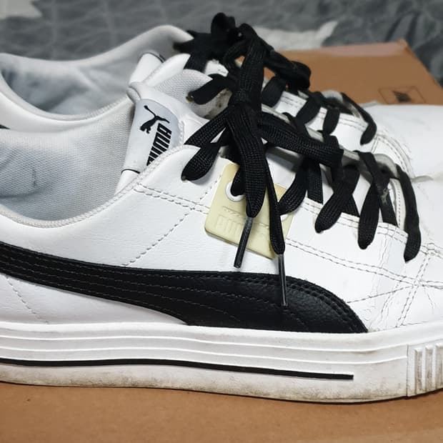 푸마 플랫폼 에버 FS 스니커즈 검횐 (270)