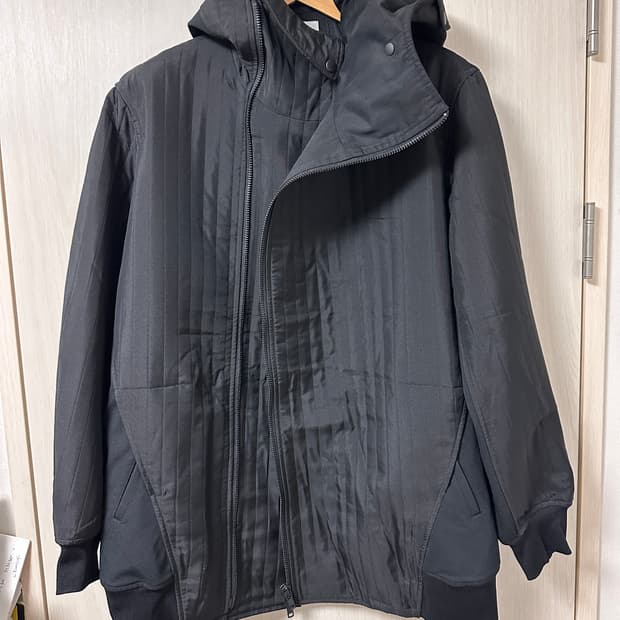 y-3 아디다스 퀼팅 후드 자켓