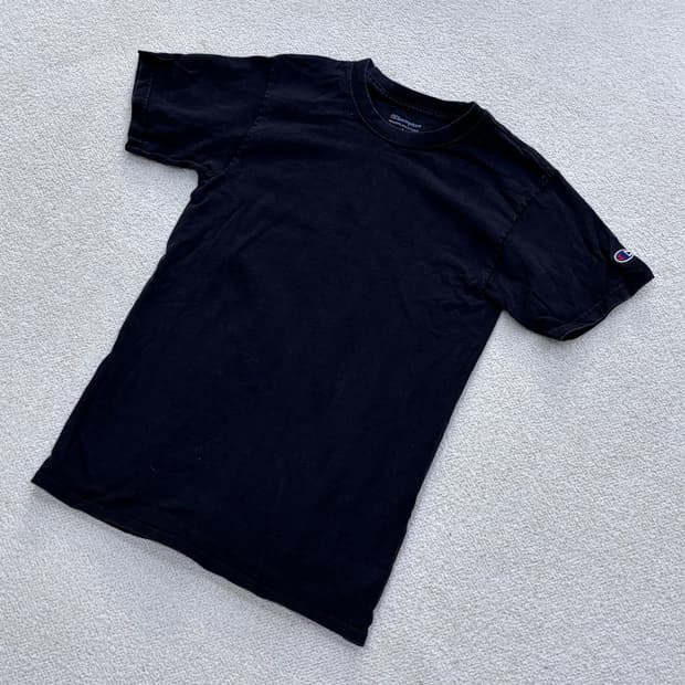 S 챔피온 여성 무지 반팔 티셔츠 0325E